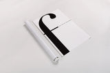 F is for favorite on White by Mercedes Lopez Charro. shown as a rolled paper print. Available as archival giclee rolled canvas, fine art paper, or poster print. SKU 64146h.