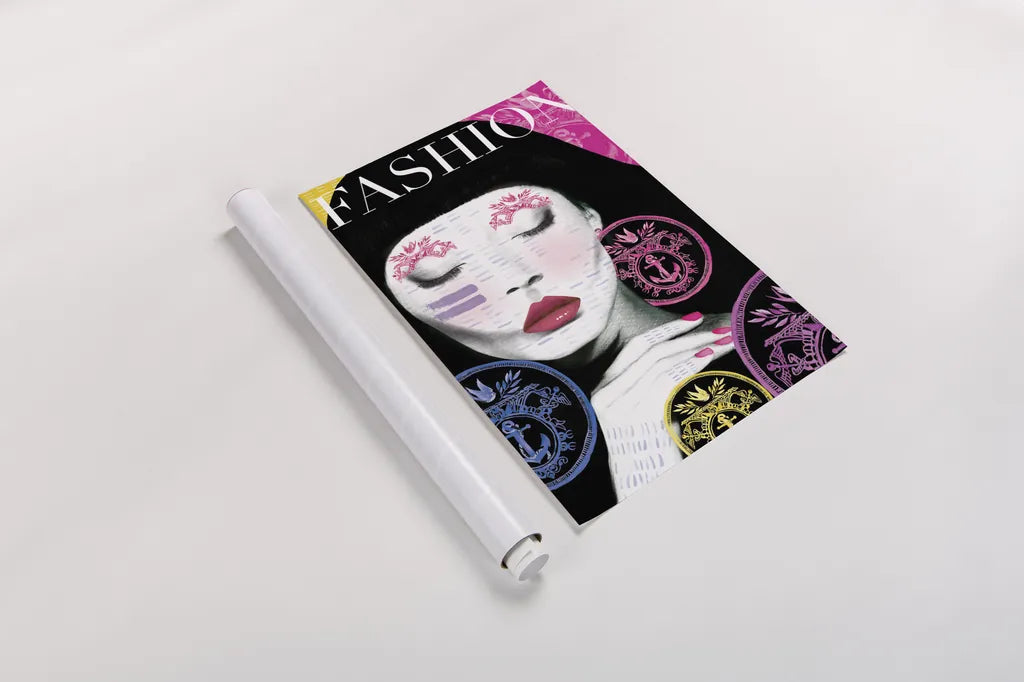 Fashion by Mercedes Lopez Charro. shown as a rolled paper print. Available as archival giclee rolled canvas, fine art paper, or poster print. SKU 64614h.