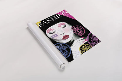 Fashion by Mercedes Lopez Charro. shown as a rolled paper print. Available as archival giclee rolled canvas, fine art paper, or poster print. SKU 64614h.