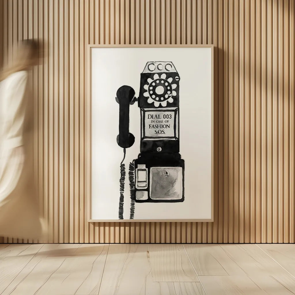 Fashion SOS by Mercedes Lopez Charro. shown as over sized large wall art. Available as an archival giclee rolled canvas, fine art paper, or poster print. SKU 73180h.