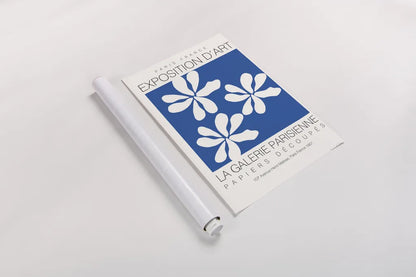 Fleurs de Matisse I by Mercedes Lopez Charro. shown as a rolled paper print. Available as archival giclee rolled canvas, fine art paper, or poster print. SKU 78742h.