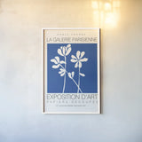 Fleurs de Matisse II by Mercedes Lopez Charro. shown as a paper print in a white frame. Available as a archival giclee rolled canvas, fine art paper, or poster print. SKU 78743h.