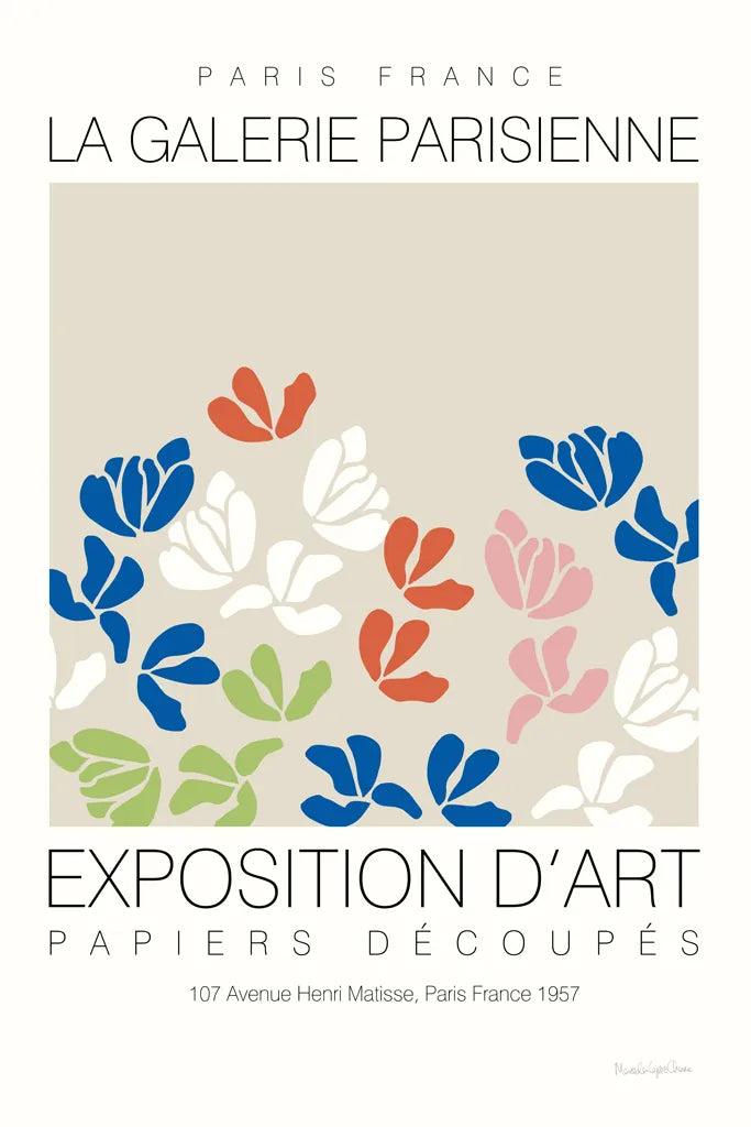 Fleurs de Matisse III by Mercedes Lopez Charro. SKU 78744h. Archival Giclee Fine art print for wall decor.