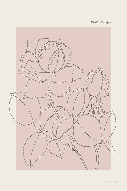 Flower Poster IV by Mercedes Lopez Charro. SKU 86546h. Archival Giclee Fine art print for wall decor.