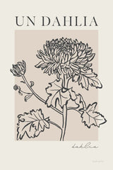 French Flower Poster I Bold by Mercedes Lopez Charro. SKU 86097h. Archival Giclee Fine art print for wall decor.
