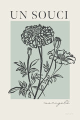 French Flower Poster II Bold by Mercedes Lopez Charro. SKU 86098h. Archival Giclee Fine art print for wall decor.