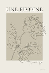 French Flower Poster III by Mercedes Lopez Charro. SKU 86079h. Archival Giclee Fine art print for wall decor.
