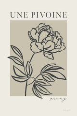 French Flower Poster III Bold by Mercedes Lopez Charro. SKU 86099h. Archival Giclee Fine art print for wall decor.