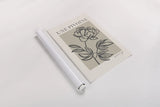 French Flower Poster III Bold by Mercedes Lopez Charro. shown as a rolled paper print. Available as archival giclee rolled canvas, fine art paper, or poster print. SKU 86099h.
