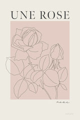 French Flower Poster IV by Mercedes Lopez Charro. SKU 86080h. Archival Giclee Fine art print for wall decor.