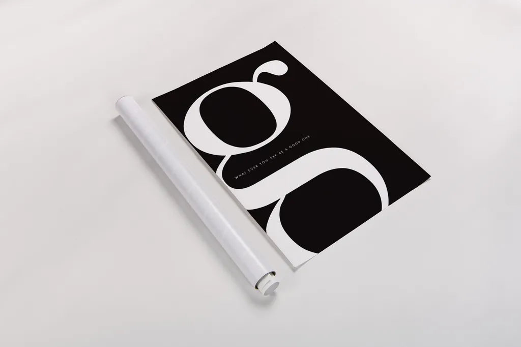 G is for Good by Mercedes Lopez Charro. shown as a rolled paper print. Available as archival giclee rolled canvas, fine art paper, or poster print. SKU 64140h.