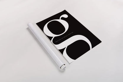 G is for Good by Mercedes Lopez Charro. shown as a rolled paper print. Available as archival giclee rolled canvas, fine art paper, or poster print. SKU 64140h.