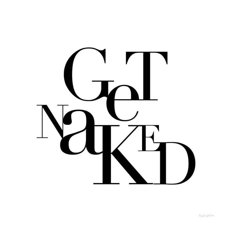 Get Naked by Mercedes Lopez Charro. SKU 75815a. Archival Giclee Fine art print for wall decor.