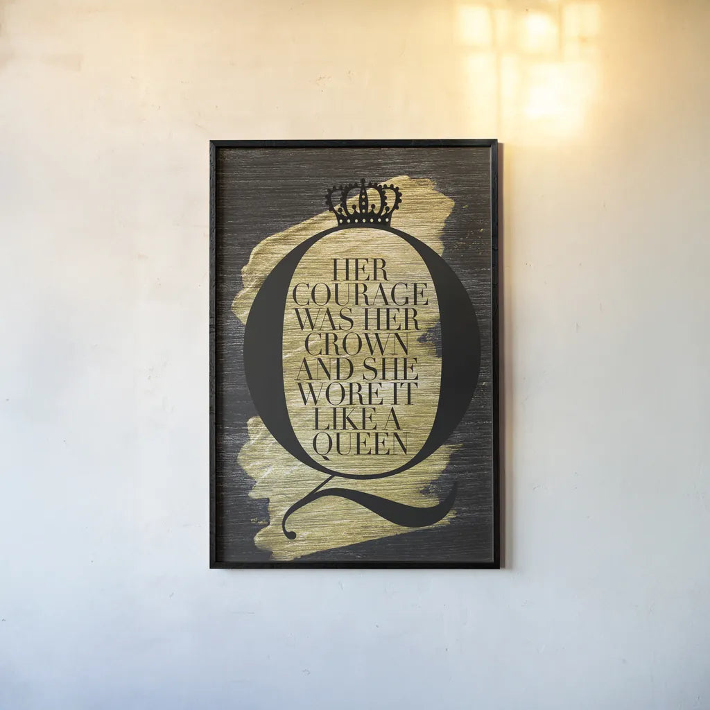 Gilded Life I by Mercedes Lopez Charro. shown as a paper print in a black flame. Available as a archival giclee rolled canvas, fine art paper, or poster print. SKU 64834h.