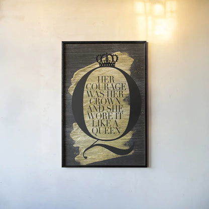 Gilded Life I by Mercedes Lopez Charro. shown as a paper print in a black flame. Available as a archival giclee rolled canvas, fine art paper, or poster print. SKU 64834h.