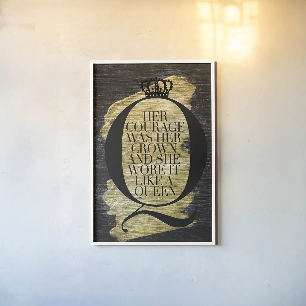 Gilded Life I by Mercedes Lopez Charro. shown as a paper print in a white frame. Available as a archival giclee rolled canvas, fine art paper, or poster print. SKU 64834h.