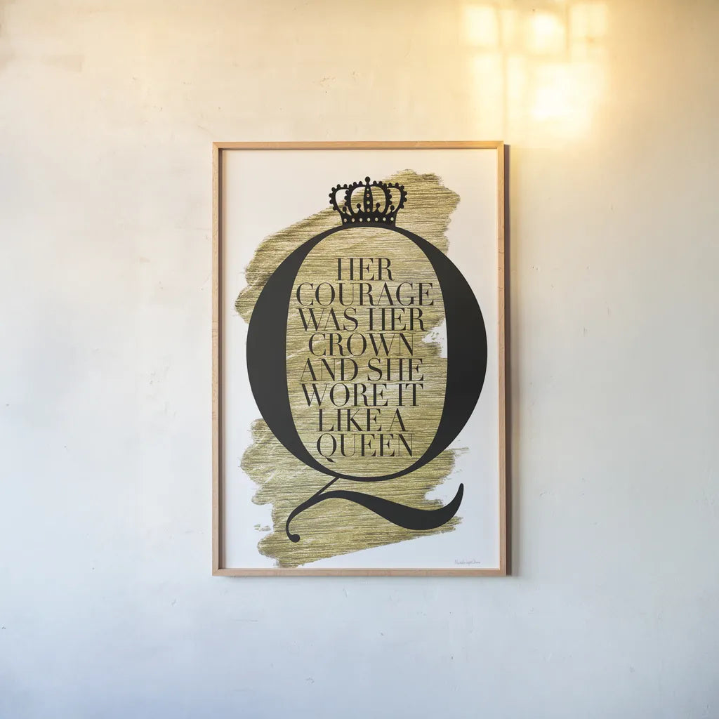 Gilded Life I White by Mercedes Lopez Charro. shown as a paper print in a natural frame. Available as a archival giclee rolled canvas, fine art paper, or poster print. SKU 66990h.