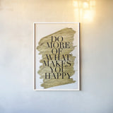 Gilded Life II White by Mercedes Lopez Charro. shown as a paper print in a white frame. Available as a archival giclee rolled canvas, fine art paper, or poster print. SKU 66991h.