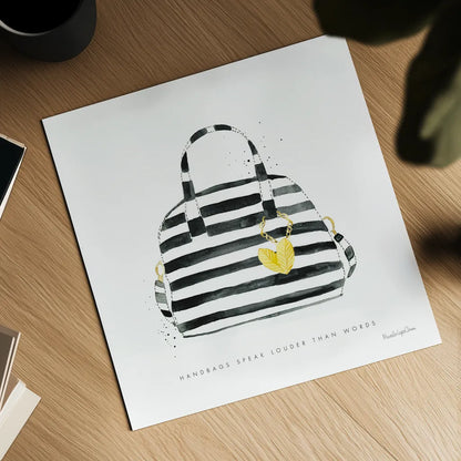 Glitz and Glam IX by Mercedes Lopez Charro. Shown as a detailed flat fine art print, highlighting archival giclee quality. Available as an archival giclee rolled canvas, fine art paper, or poster print. SKU 68787a.