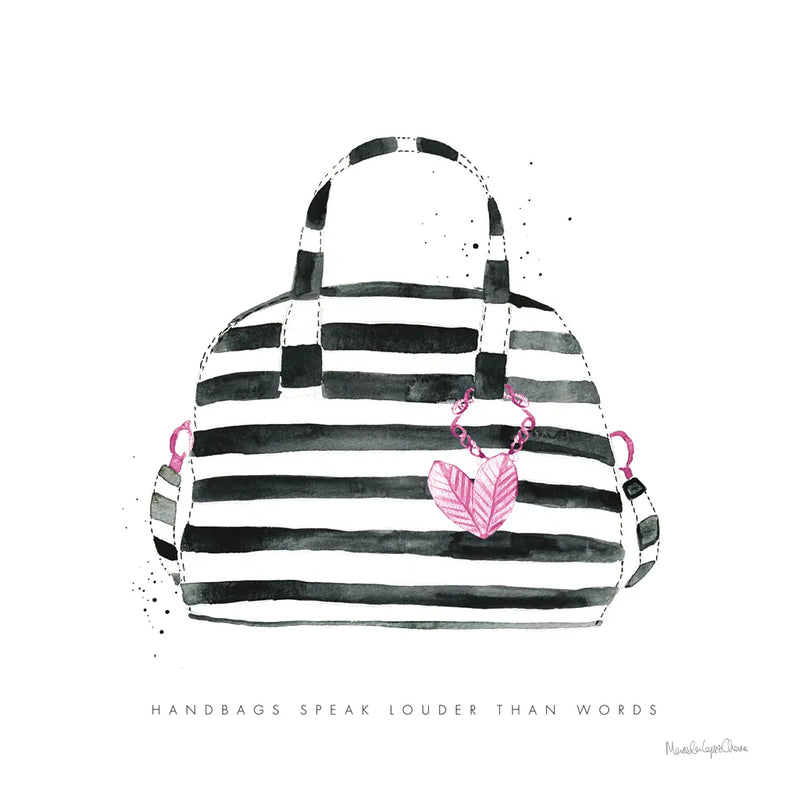 Glitz and Glam IX Pink by Mercedes Lopez Charro. SKU 82826a. Archival Giclee Fine art print for wall decor.