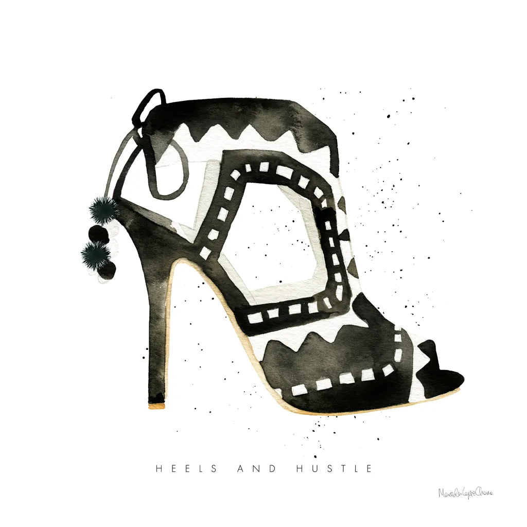 Glitz and Glam V by Mercedes Lopez Charro. SKU 68593a. Archival Giclee Fine art print for wall decor.