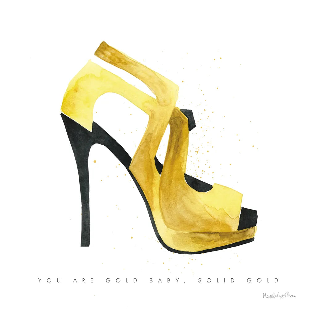 Glitz and Glam VII by Mercedes Lopez Charro. SKU 68595a. Archival Giclee Fine art print for wall decor.