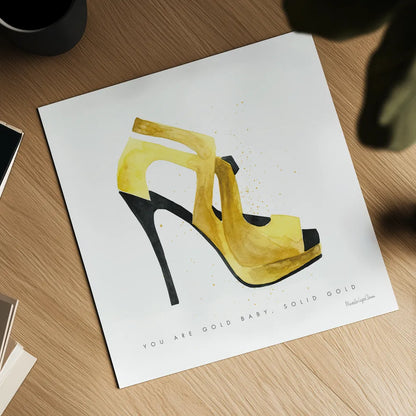 Glitz and Glam VII by Mercedes Lopez Charro. Shown as a detailed flat fine art print, highlighting archival giclee quality. Available as an archival giclee rolled canvas, fine art paper, or poster print. SKU 68595a.