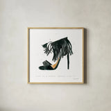 Glitz and Glam VIII by Mercedes Lopez Charro. Shown in a natural wood glass frame for a timeless modern aesthetic. Available as an archival giclee rolled canvas, fine art paper, or poster print. SKU 68596a.