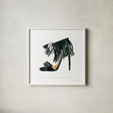 Glitz and Glam VIII by Mercedes Lopez Charro. Shown in a crisp white glass frame for a clean and minimalist style. Available as an archival giclee rolled canvas, fine art paper, or poster print. SKU 68596a.