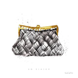 Glitz and Glam X by Mercedes Lopez Charro. SKU 68788a. Archival Giclee Fine art print for wall decor.