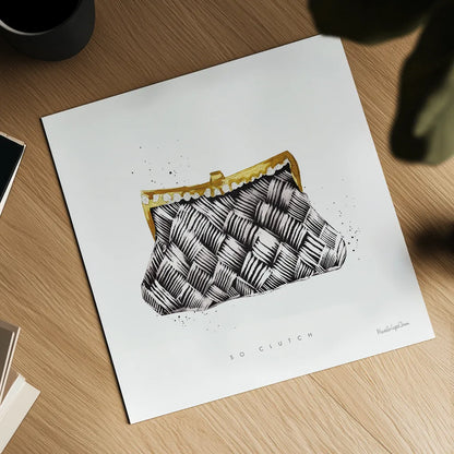 Glitz and Glam X by Mercedes Lopez Charro. Shown as a detailed flat fine art print, highlighting archival giclee quality. Available as an archival giclee rolled canvas, fine art paper, or poster print. SKU 68788a.