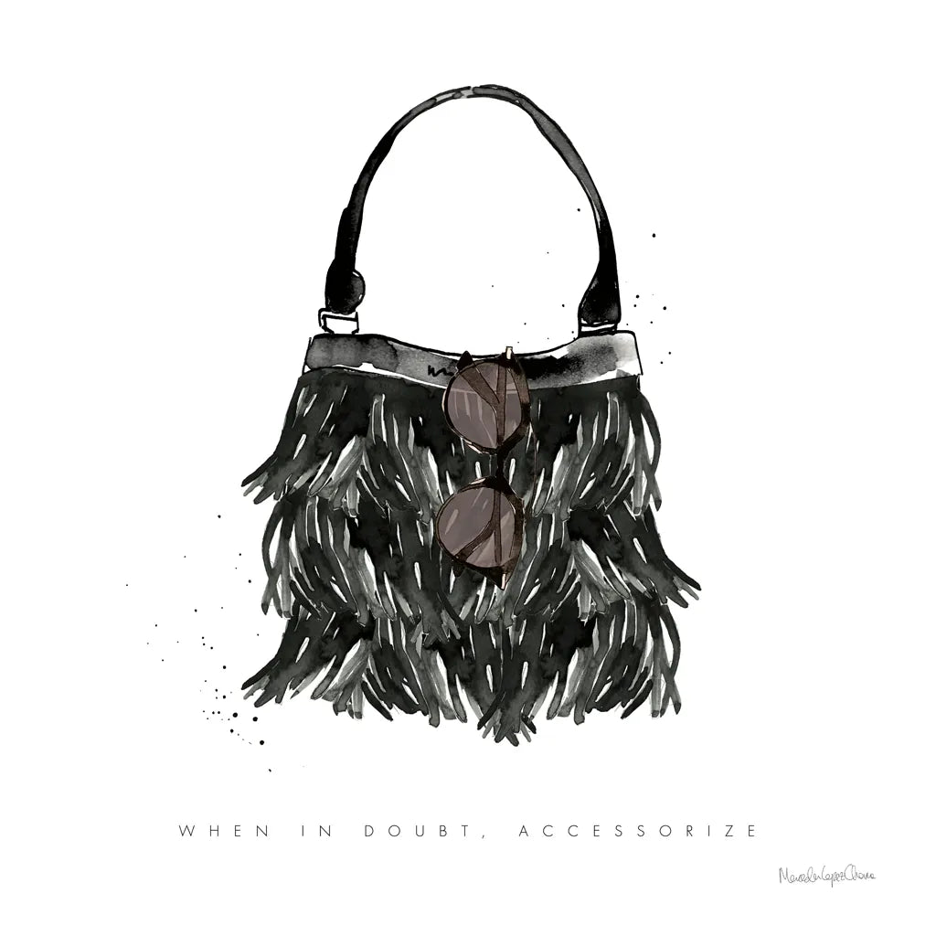 Glitz and Glam XII by Mercedes Lopez Charro. SKU 68790a. Archival Giclee Fine art print for wall decor.