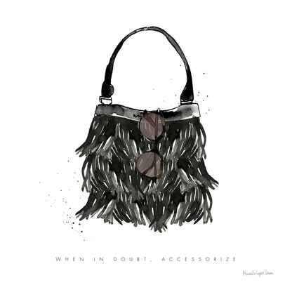 Glitz and Glam XII by Mercedes Lopez Charro. SKU 68790a. Archival Giclee Fine art print for wall decor.