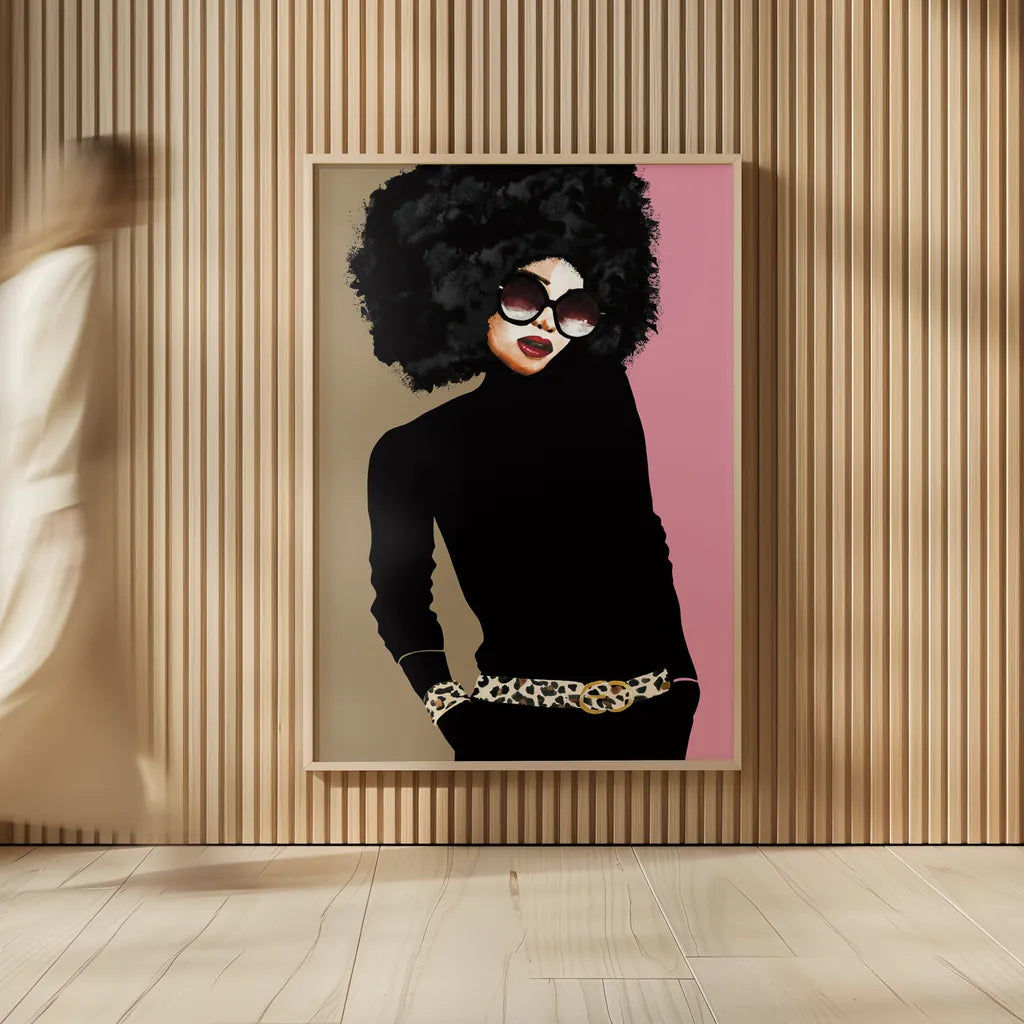 Good Attitude I by Mercedes Lopez Charro. shown as over sized large wall art. Available as an archival giclee rolled canvas, fine art paper, or poster print. SKU 71320h.