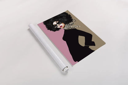 Good Attitude II by Mercedes Lopez Charro. shown as a rolled paper print. Available as archival giclee rolled canvas, fine art paper, or poster print. SKU 71321h.