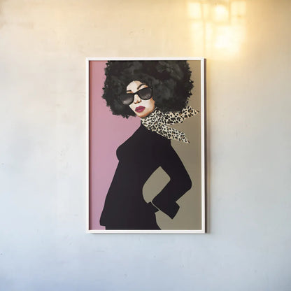 Good Attitude II by Mercedes Lopez Charro. shown as a paper print in a white frame. Available as a archival giclee rolled canvas, fine art paper, or poster print. SKU 71321h.