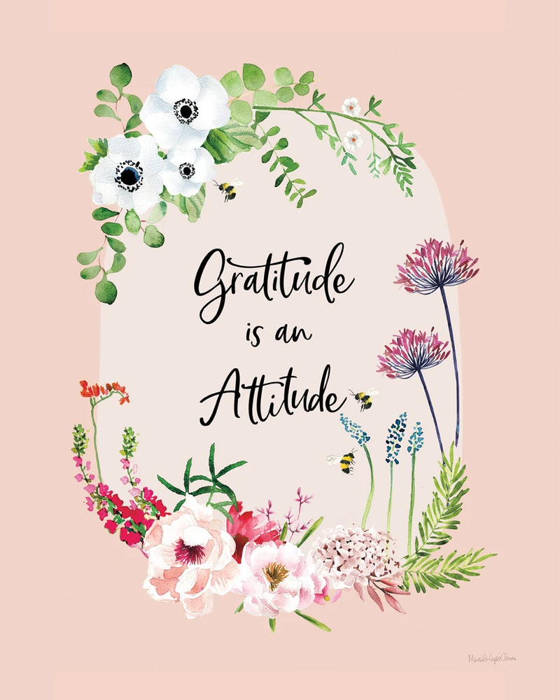 Gratitude Flowers II by Mercedes Lopez Charro