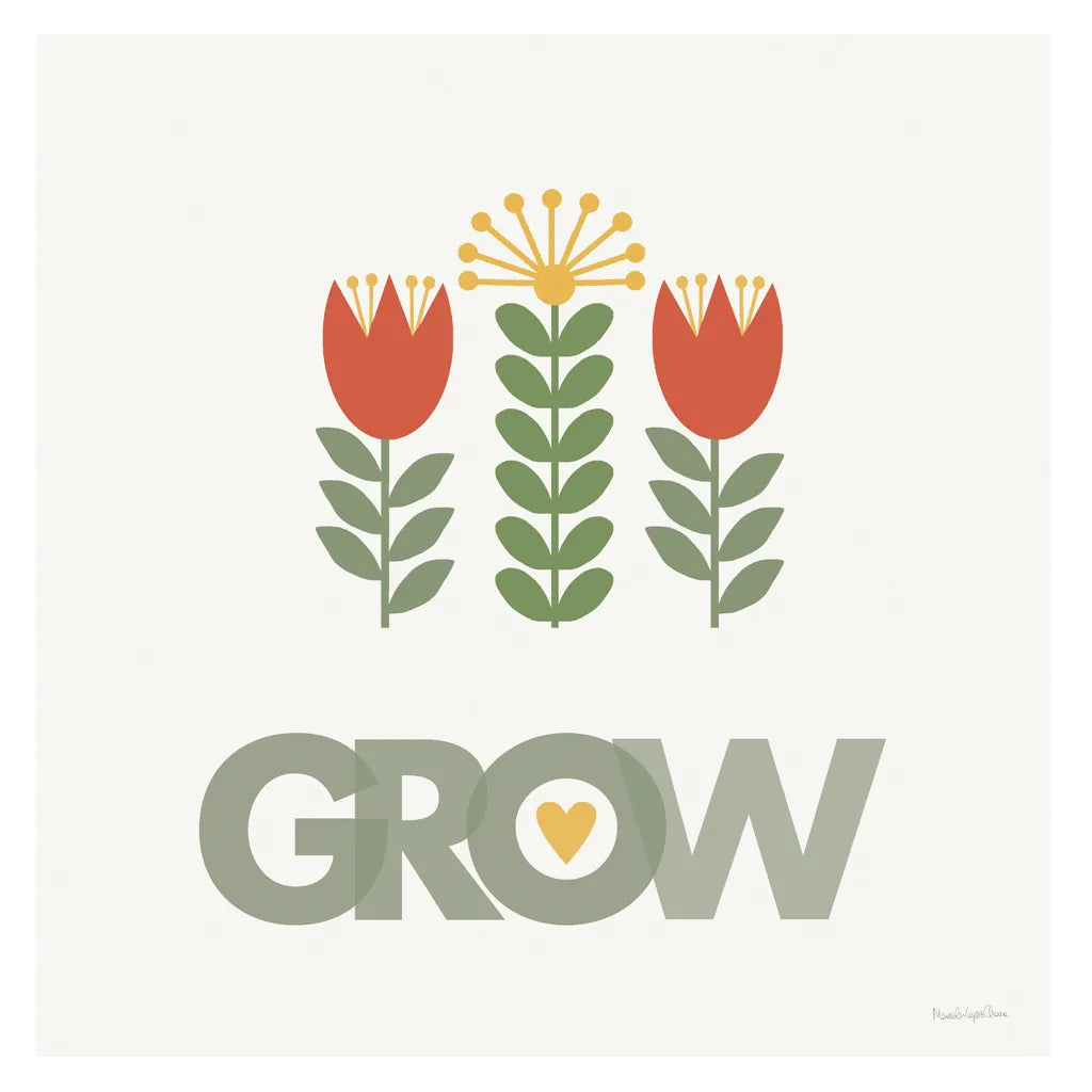 Grow by Mercedes Lopez Charro. SKU 77787a. Archival Giclee Fine art print for wall decor.