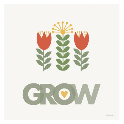 Grow by Mercedes Lopez Charro. SKU 77787a. Archival Giclee Fine art print for wall decor.