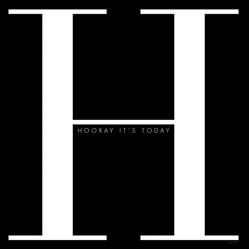 H is for Hooray by Mercedes Lopez Charro. SKU 64141a. Archival Giclee Fine art print for wall decor.