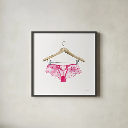 Hand Wash IV by Mercedes Lopez Charro. Shown in a sleek black glass frame for a contemporary gallery look. Available as an archival giclee rolled canvas, fine art paper, or poster print. SKU 75483a.