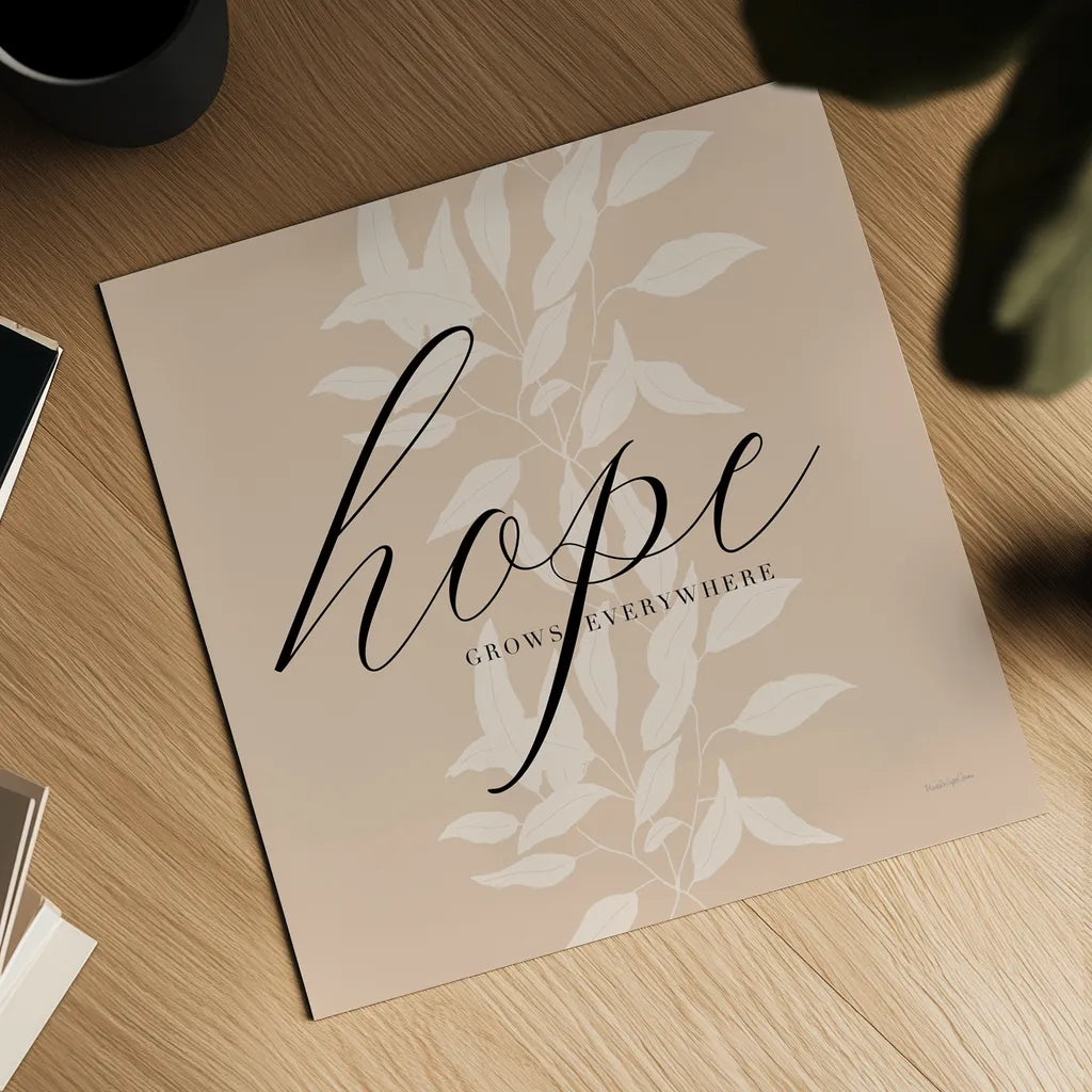 Hope by Mercedes Lopez Charro. Shown as a detailed flat fine art print, highlighting archival giclee quality. Available as an archival giclee rolled canvas, fine art paper, or poster print. SKU 68303a.