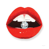 Hot Lips II by Mercedes Lopez Charro. SKU 65695a. Archival Giclee Fine art print for wall decor.