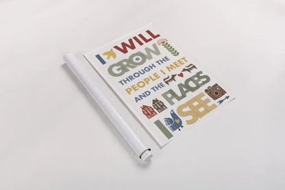 I Will Grow by Mercedes Lopez Charro. shown as a rolled paper print. Available as archival giclee rolled canvas, fine art paper, or poster print. SKU 77124h.