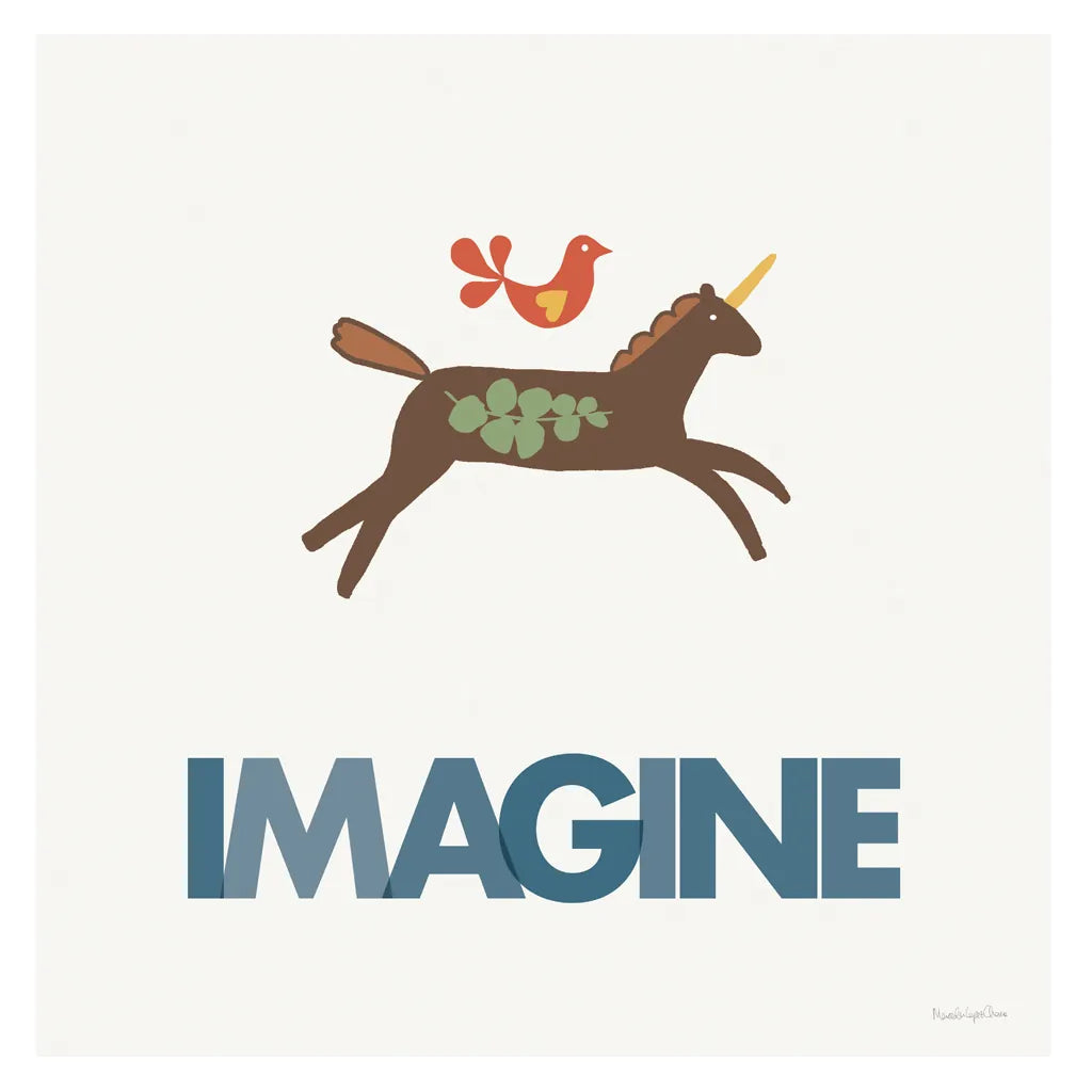 Imagine by Mercedes Lopez Charro. SKU 77785a. Archival Giclee Fine art print for wall decor.