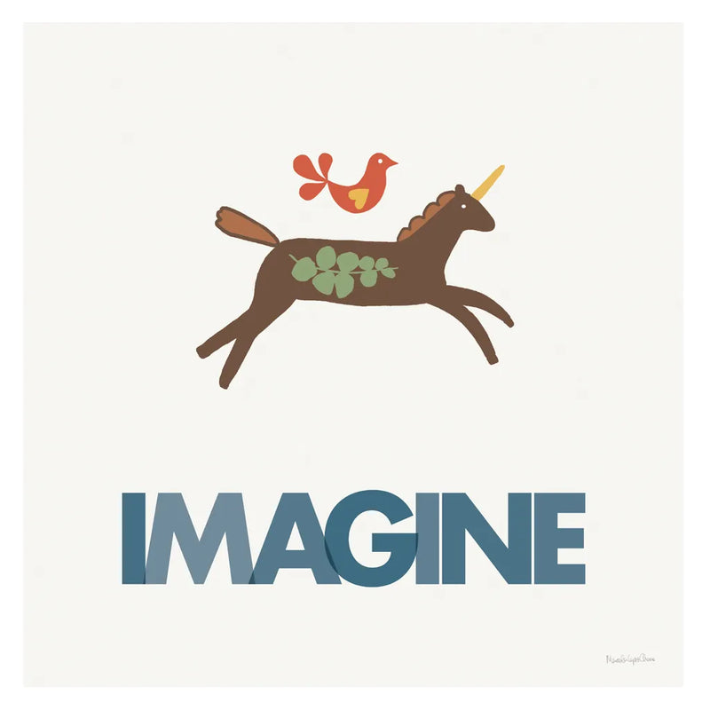 Imagine by Mercedes Lopez Charro. SKU 77785a. Archival Giclee Fine art print for wall decor.