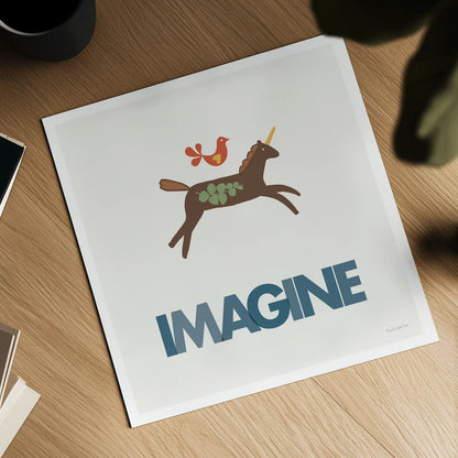 Imagine by Mercedes Lopez Charro. Shown as a detailed flat fine art print, highlighting archival giclee quality. Available as an archival giclee rolled canvas, fine art paper, or poster print. SKU 77785a.