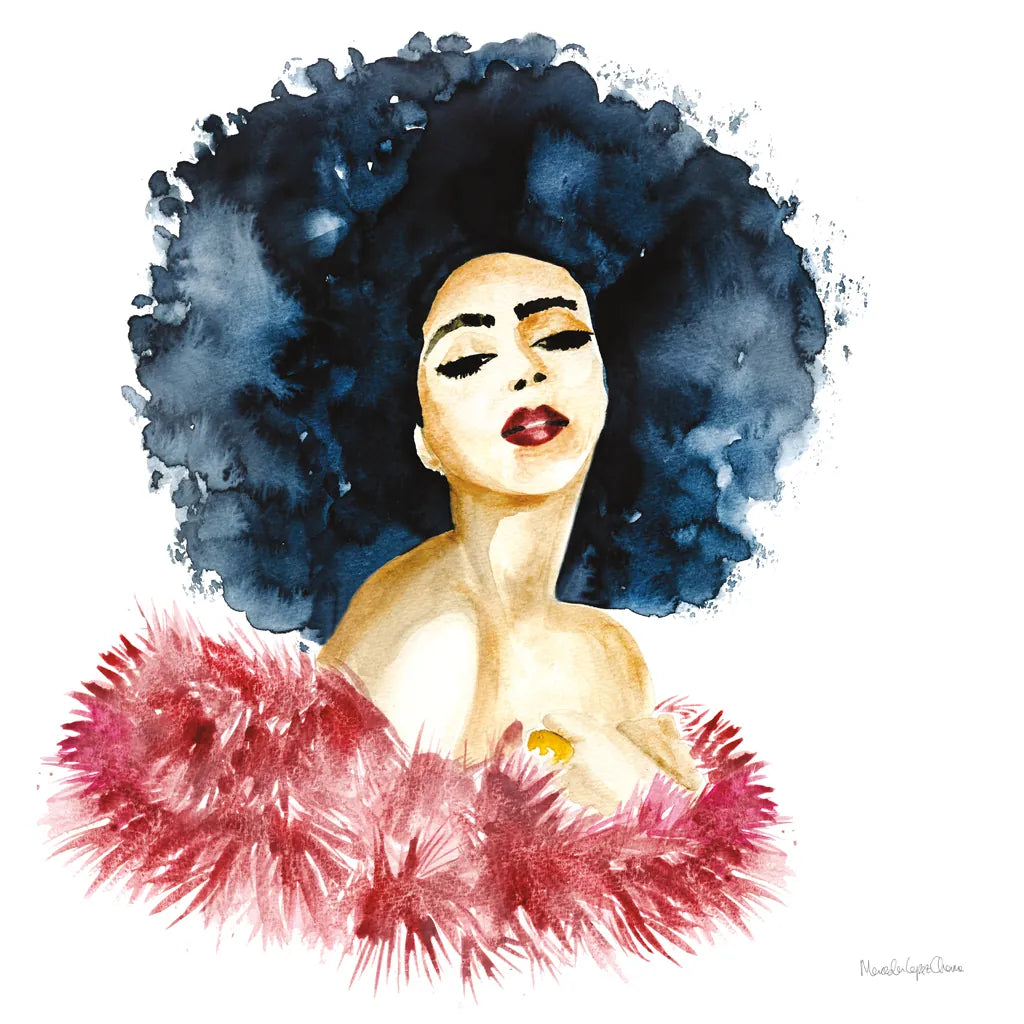 In the Moment by Mercedes Lopez Charro. SKU 70522a. Archival Giclee Fine art print for wall decor.