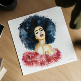 In the Moment by Mercedes Lopez Charro. Shown as a detailed flat fine art print, highlighting archival giclee quality. Available as an archival giclee rolled canvas, fine art paper, or poster print. SKU 70522a.
