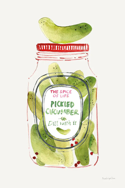 Jarred Delight I by Mercedes Lopez Charro. SKU 85502h. Archival Giclee Fine art print for wall decor.